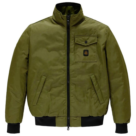 Refrigiwear Green Nylon Jacket Refrigiwear Dark Olive Green