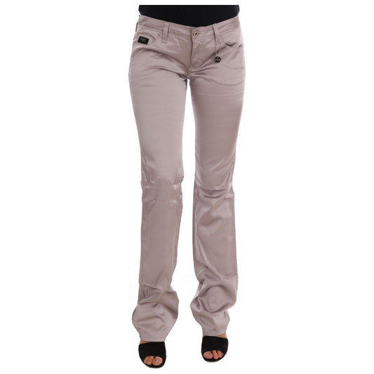 Costume National Beige Cotton Slim Fit Jeans Jeans & Pants