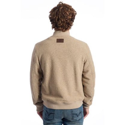 Roberto Pepe Luxury Beige Wool Men Jacket 1728,67345744032,Beige,Bombers - Jackets & Coats - Clothing,Clothing,IT48 | M,Jackets & Coats - Clothing,Jackets - Men - Clothing,Men,Men - Clothing,New with tags,Roberto Pepe Luxury