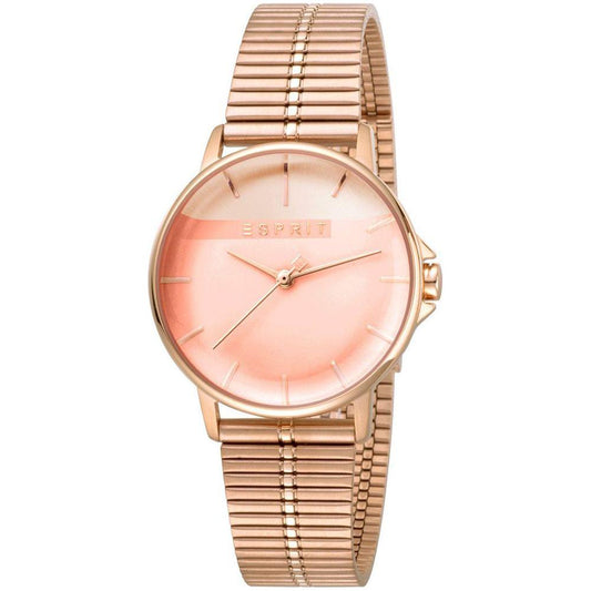 Esprit Pink Stainless Steel Watch Esprit Peach Puff