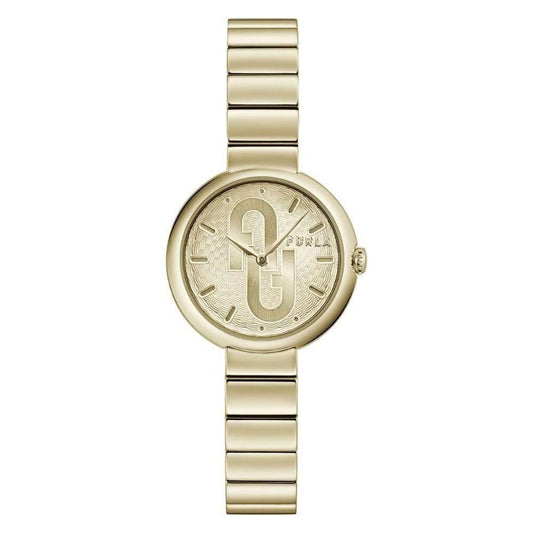 Furla Gold Stainless Steel Watch Furla Wheat