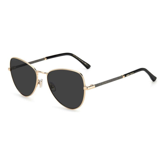 Jimmy Choo Gold Metal Sunglasses Jimmy Choo Dark Slate Gray