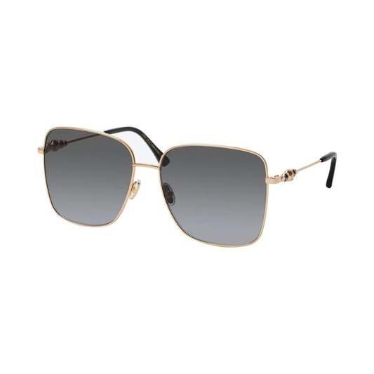 Jimmy Choo Gold Metal Sunglasses Jimmy Choo Slate Gray