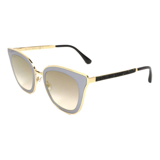 Jimmy Choo Gold Metal Sunglasses Jimmy Choo Gray