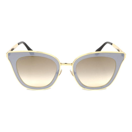 Jimmy Choo Gold Metal Sunglasses Jimmy Choo Gray