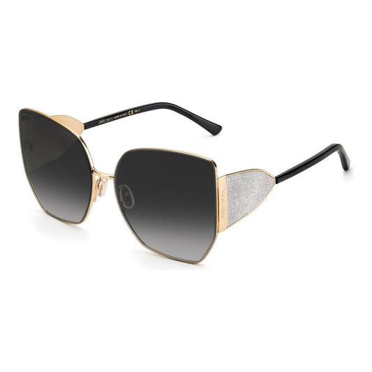 Jimmy Choo Gold Metal Sunglasses Jimmy Choo Light Gray