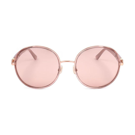 Jimmy Choo Gold Metal Sunglasses Jimmy Choo Pink