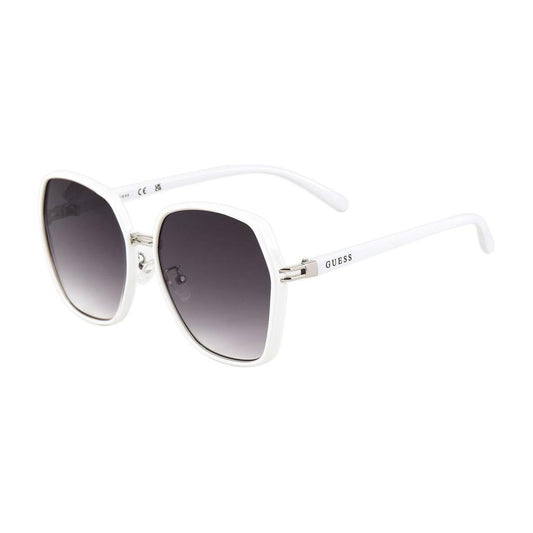 Guess White Metal Sunglasses GUGF040721BAC