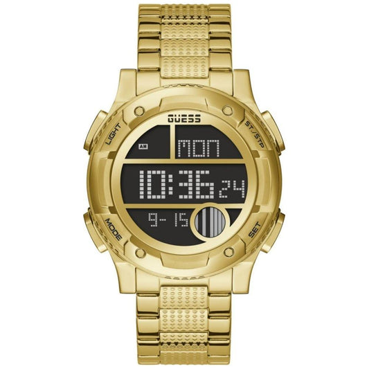 Guess Gold Stainless Steel Watch Guess Dark Khaki