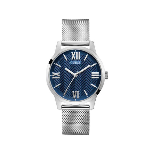 Guess Silver Stainless Steel Watch Guess Gray