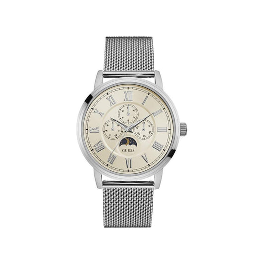 Guess Silver Steel Watch Guess Light Gray