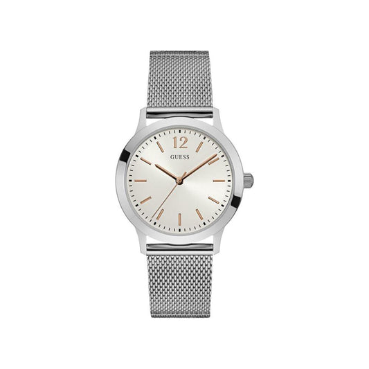 Guess Silver Steel Watch Guess Light Gray