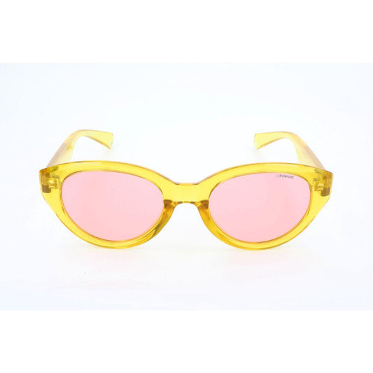 Polaroid Yellow Polycarbonate Sunglasses Polaroid White Smoke