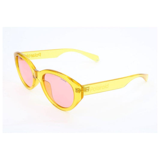 Polaroid Yellow Polycarbonate Sunglasses Polaroid White Smoke