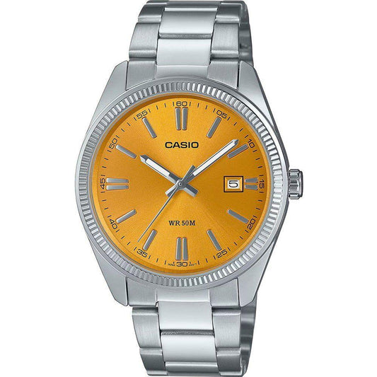 Casio Silver Steel Watch Casio Gray