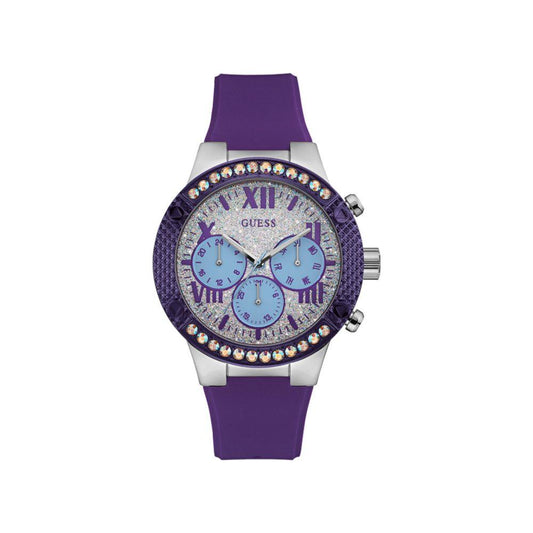Guess Purple Silicone Watch Guess Dark Slate Blue