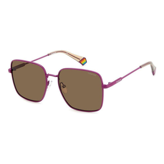 Polaroid Purple Metal Sunglasses Polaroid Dim Gray