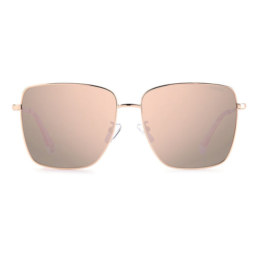 Polaroid Gold Metal Sunglasses Polaroid Gray