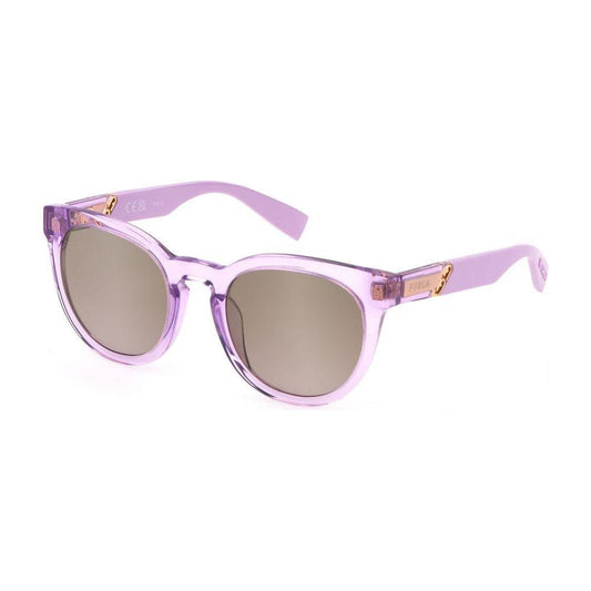 Furla Purple Plastic Sunglasses Furla Dark Gray