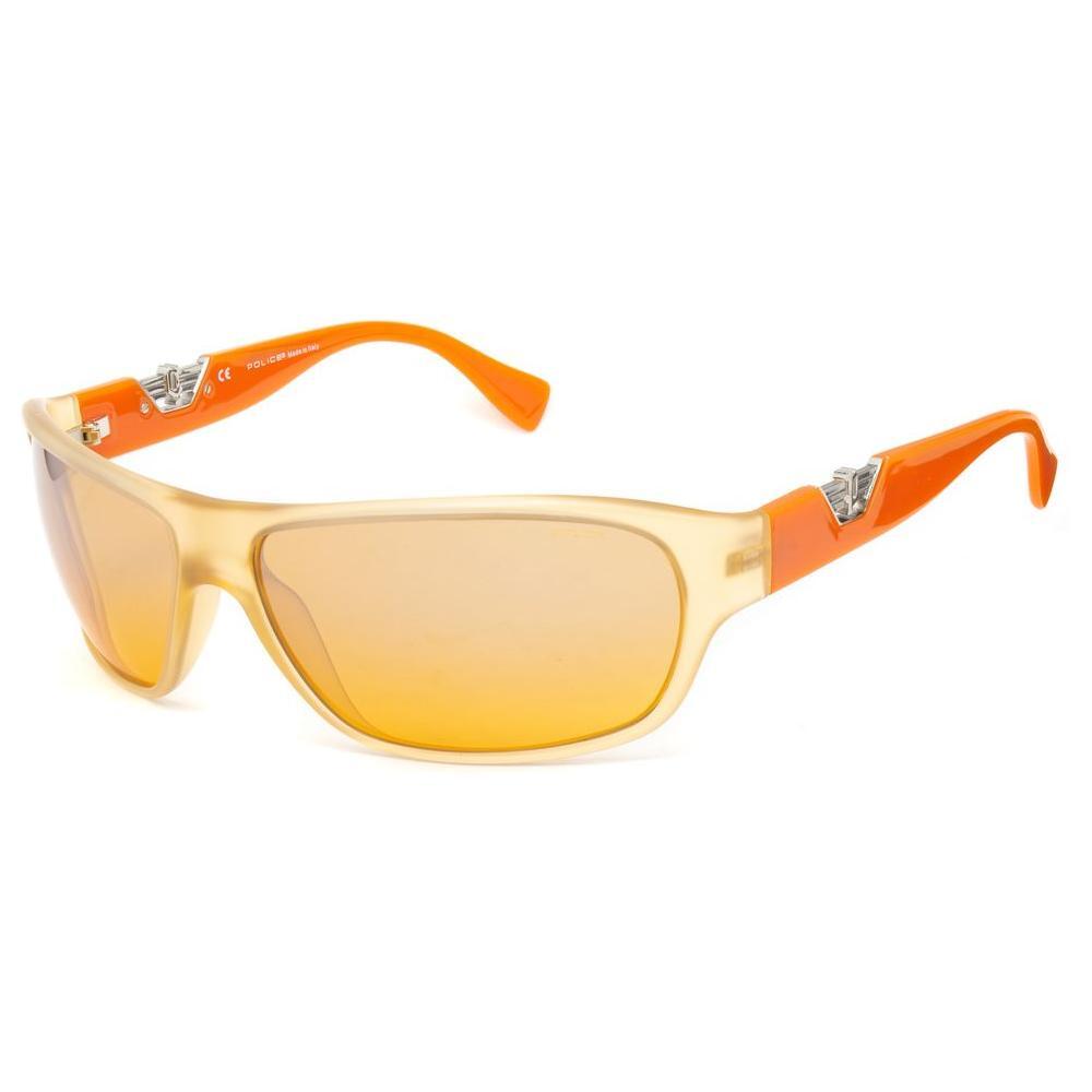 Police Orange Injected Sunglasses