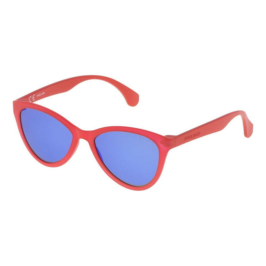 Police Red Injected Sunglasses Police Tomato