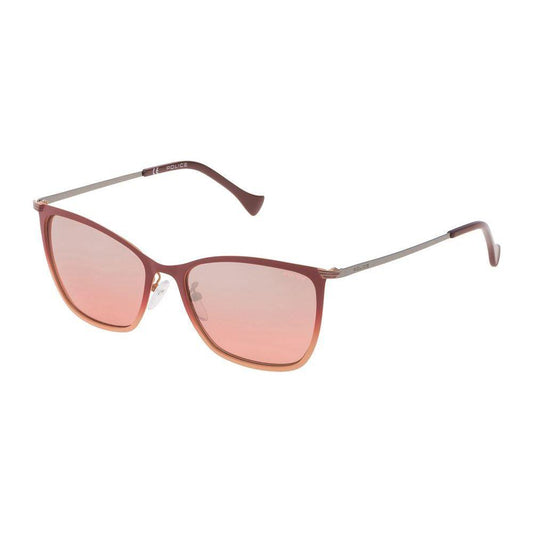 Police Orange Metal Sunglasses Police Tan