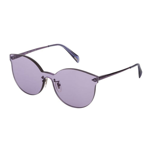 Police Purple Metal Sunglasses Police Dark Gray