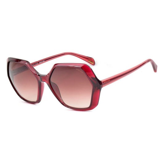 Police Red Injected Sunglasses Police Rosy Brown