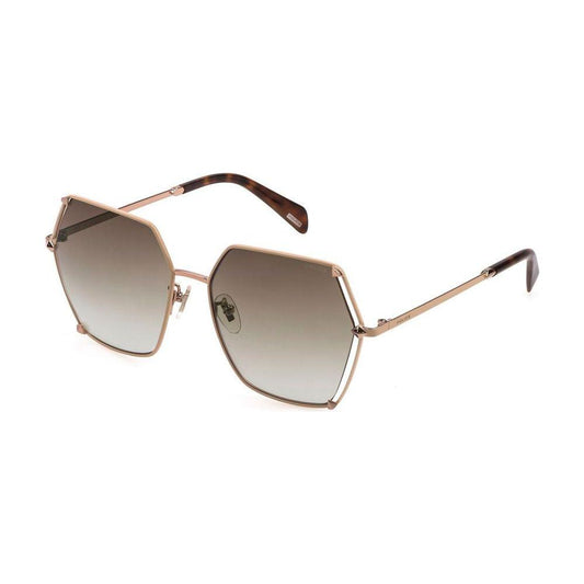 Police Gold Metal Sunglasses Police Rosy Brown