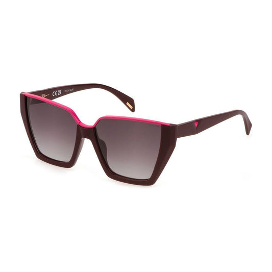 Police Red Plastic Sunglasses Police Dim Gray
