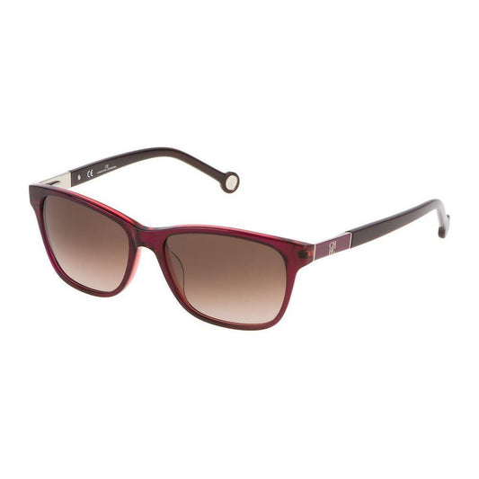 Carolina Herrera Red Acetate Sunglasses Carolina Herrera Dim Gray