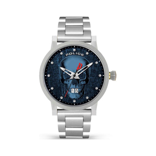 Police Gray Stainless Steel Watch Police Gray