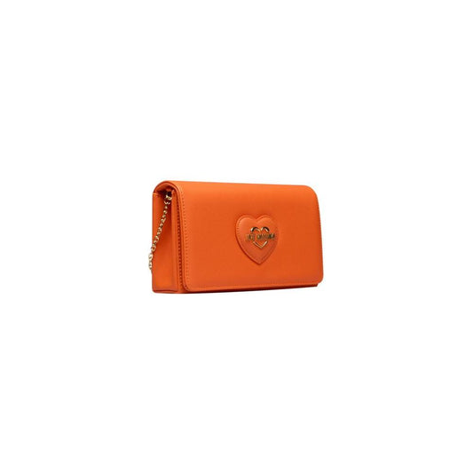 Love Moschino Orange Polyethylene Women Crossbody Bag Love Moschino Chocolate