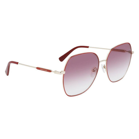 Longchamp Red Metal Sunglasses Longchamp Thistle