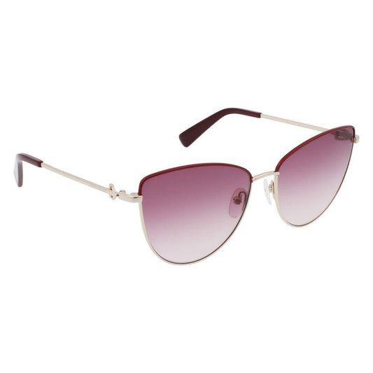 Longchamp Gold Metal Sunglasses Longchamp Gray