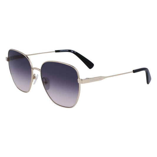 Longchamp Yellow Metal Sunglasses Longchamp Dark Slate Gray