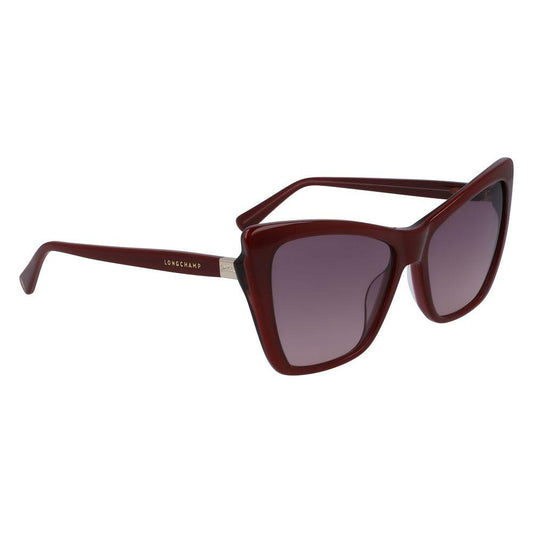 Longchamp Red Acetate Sunglasses Longchamp Dim Gray