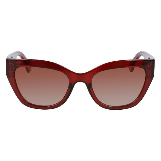 Longchamp Red Injected Sunglasses Longchamp Sienna