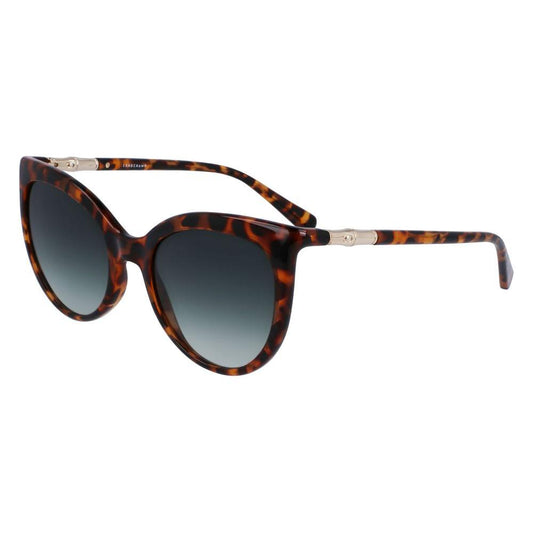 Longchamp Brown Bio Injected Sunglasses Longchamp Dark Slate Gray