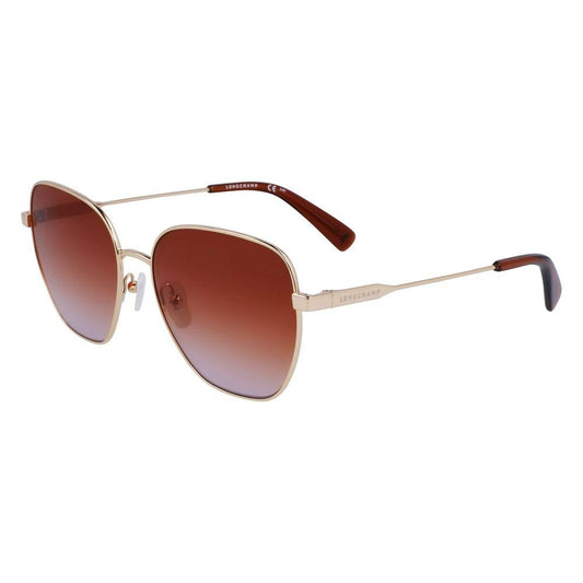 Longchamp Gold Metal Sunglasses Longchamp Sienna