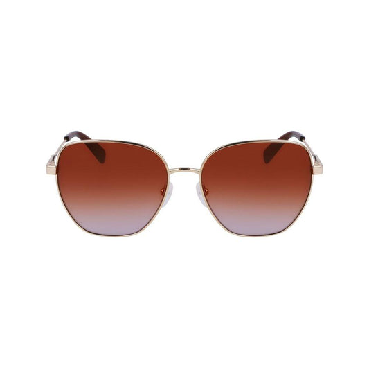 Longchamp Gold Metal Sunglasses Longchamp Sienna