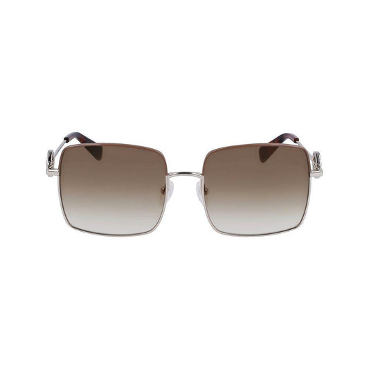 Longchamp Gold Metal Sunglasses Longchamp Dim Gray