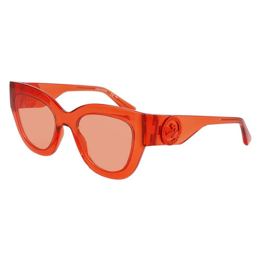 Longchamp Orange Injected Sunglasses Longchamp Coral