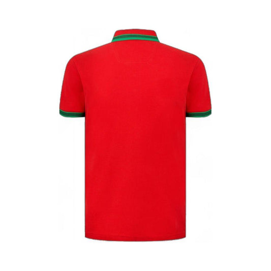 Hugo Boss Red Cotton Polo Shirt Hugo Boss Red