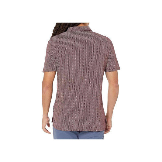 Armani Exchange Bordeaux Cotton Polo Shirt Armani Exchange Gray