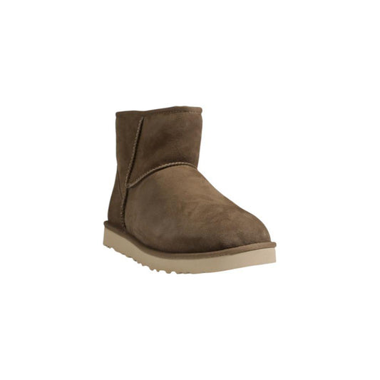 UGG Gray Suede Leather Boot UGG Dark Olive Green
