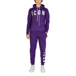 Icon Purple Cotton Hoody
