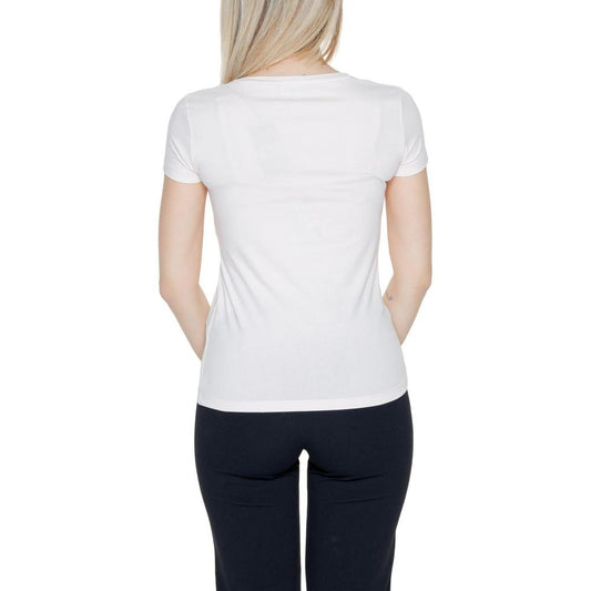 EA7 Emporio Armani Pink Cotton Tops & T-Shirt EA7 Emporio Armani Black