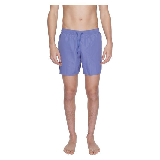 EA7 Emporio Armani Purple Polyester Swimwear EA7 Emporio Armani Rosy Brown