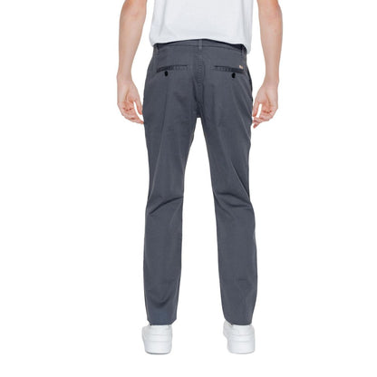 Armani Exchange Black Cotton Casual Pants